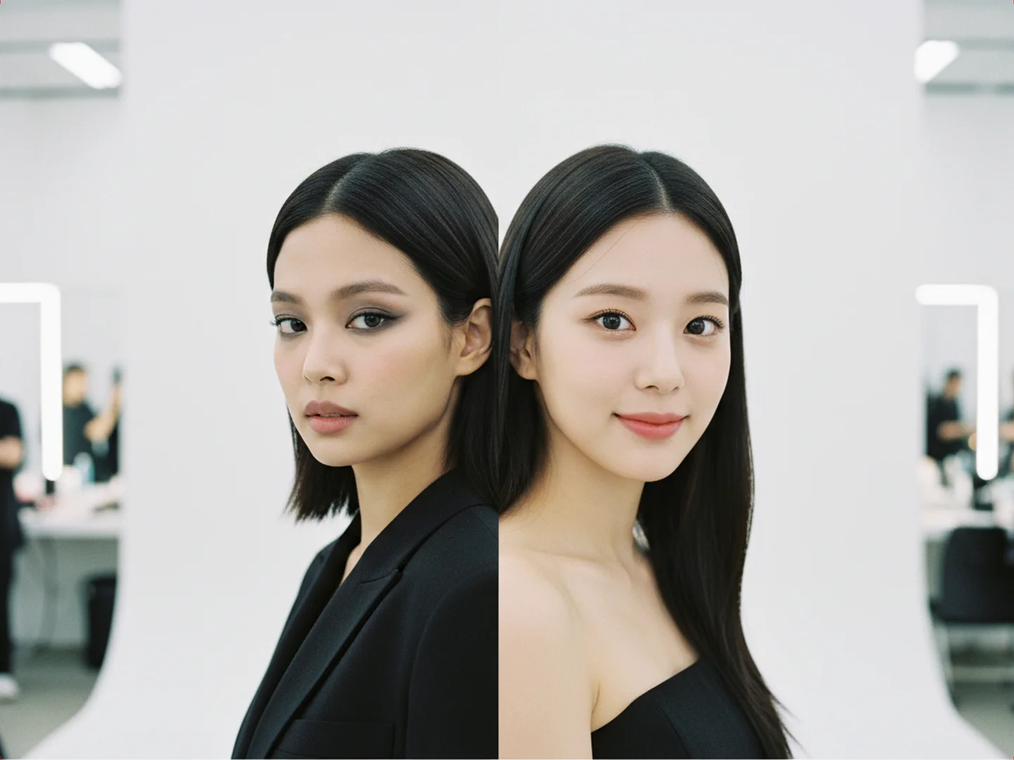 제니·장원영 눈꼬리 삭제 효과05